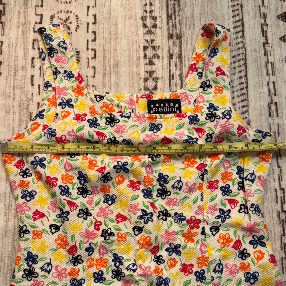 Pellini Multicolor Floral 90s Dress - Picture 5 of 6